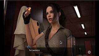 she dressed as bdsm tomb raider for halloween special episode 2