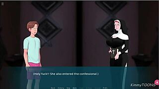 Priest Fucks Nun in Church Confession Box