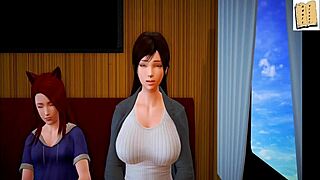 my new family adventure in hentai game episode 90 with milfs and teens