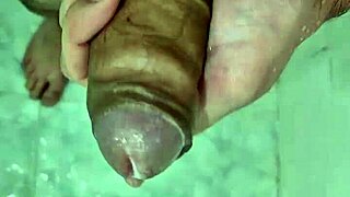 Hey, ever seen a penis dripping in the shower?