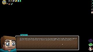 Hornycraft Parody: Teen Girl Gets Public Creampie In Crowd