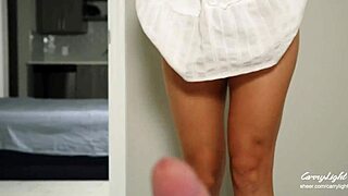 Step Mom Helps Step Son Cum Quick with Her Panties