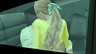 Romantic car sex with boss in private parking lot