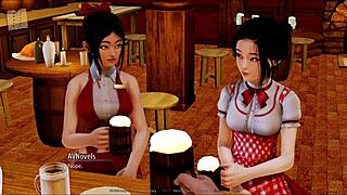 Harem hotel episode 174 continues the exciting anime hentai adventure