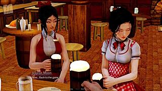 Harem hotel episode 174 continues the exciting anime hentai adventure