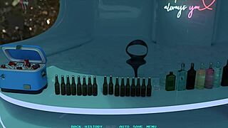 Gym girl shares her workout routine in the anime series