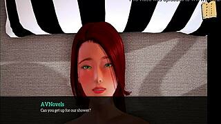 hot blonde girl shows off her big tits and nipples in homemade latina milf scene