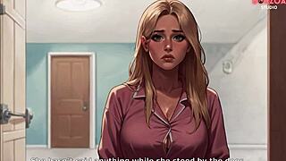 3D变性人妖勾引继妹，在公共海滩口交