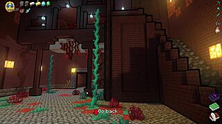 Hornycraft Parody: Teen Girl Gets Public Creampie In Crowd