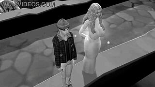 Sims 4 Parody: Milf's Wonderful Fucking Christmas Adventure