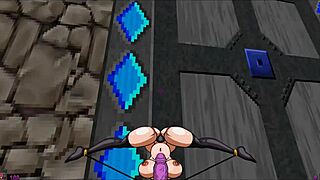 The futanari barbarian heroine in slooter hentai game pornplay ep 1 saves the day by fucking monster girls.