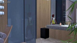 Lustful lesbian sluts get anal creampies and squirt in gym outfit during group sex