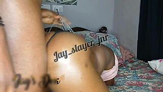 Thick Ass Ebony Riding Big Cock Like a Total Pro  