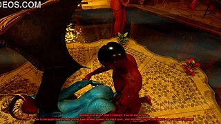 Dangerous Pact Unfolds in 3D Cartoon Monster Scene