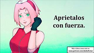 Extreme Joi with Sakura in Cosplay Anal Humiliation