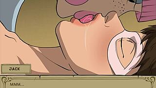 Young bunny girl gets throat fucked by old man in new year witch hunter trainer hentai