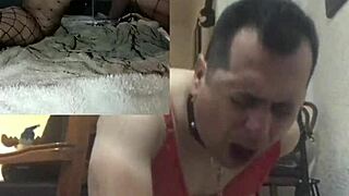 i'm using my two octopus dildos in front of two cameras