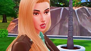 I feel naughty passion in this 3D hentai parody courtside sex preview with anime hentai elements.