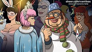 Young bunny girl gets throat fucked by old man in new year witch hunter trainer hentai