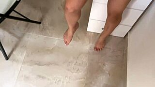 i bang my cheating neighbor after she asks for oil in my studio