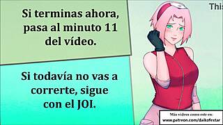 Extreme Joi with Sakura in Cosplay Anal Humiliation