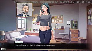 Cartoon Girlfriend Tackles Monster Cock in Red String Gameplay