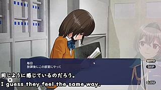Shadows Having Wild Sex in Clubroom Game Trial with Machine Translated Subtitles