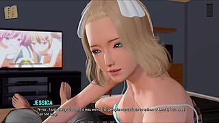Ripples 48 Features Fat Big Tits In 3D Cartoon Outfit