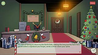 Mrs. Santa Teases With Anal Plug