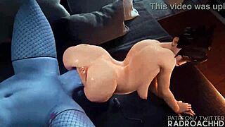 Widow rides monster cock, squirts hard?