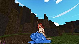 The futanari barbarian heroine in slooter hentai game pornplay ep 1 saves the day by fucking monster girls.