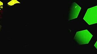 Brazilian college girl rides hard in club with tan lines.