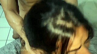 A hot Argentinian brunette with tattoos and natural tits alternates doggystyle and cunilingus, her tight pussy climaxing in ecstasy.