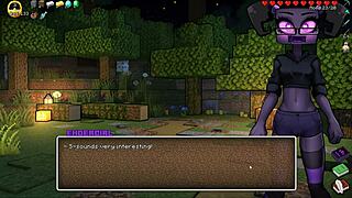 Femdom Dominates In Hornycraft Parody Hentai Game Pornplay Episode 45 Covering Her Face With Hot Cum!