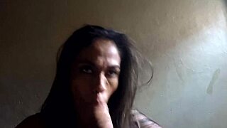 Feeling intense pleasure fucking horny latina babe bent over in pov homemade scene