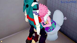 Mina Ashido intense sex