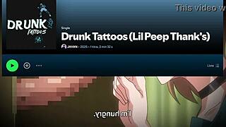 Intense Glory Hole Threesome with Stepsister in Hentai Cartoon