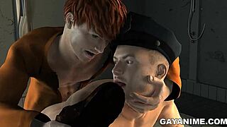 3D Cop Rimmed, Fucked, And Toyed In Prison