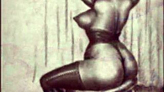 Look at this vintage erotic art, isn't it hot?