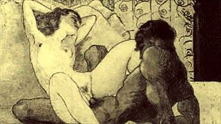 Vintage Erotic Cartoon Art