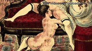 Look at this vintage erotic art, isn't it hot?