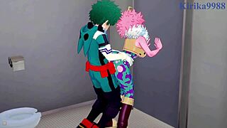 Mina Ashido intense sex