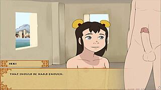 Experienced pussy in four elements trainer