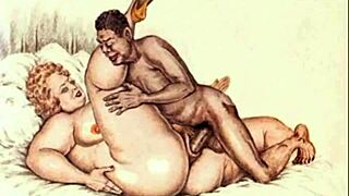 Vintage Erotic Cartoon Art