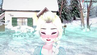 Is Elsa from Frozen Sucking and Having Sex in This Fantasy?