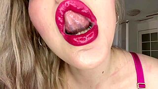 Secret Obsession with Luscious Lips and Lingerie