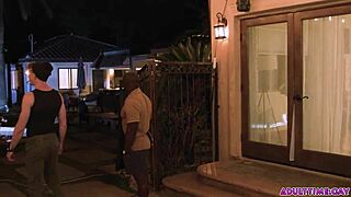 black older man guides redhead twink through first time