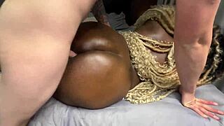 Big ass ebony dominating white boy, face sitting for two cumshots