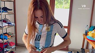 Argentina Vero Buffone Seduces Stepson For Vaginal Cum Explosion