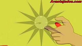 gay animated adventure in the card game with brazilian and european characters